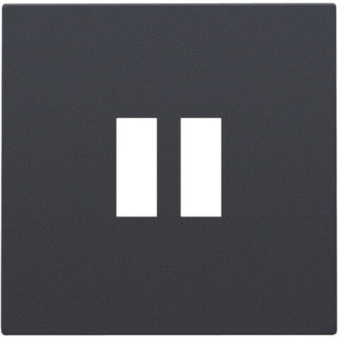 Niko Afwerkingsset voor USB-lader, antraciet  122-68001