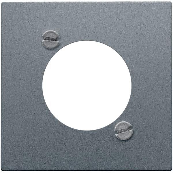 Niko Centraalplaat voor XLR- of JACK-aansluiting steel grey 220-69856