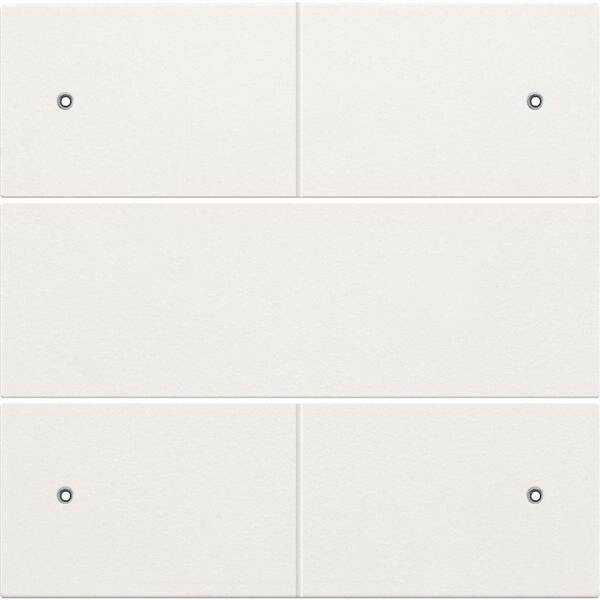 Niko Centraalplaat voor 4-voudige potentiaalvrije drukknop 24 V met leds white coate 154-40150