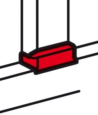 Legrand T-aftakking 50x80mm DLP zwart - 075775