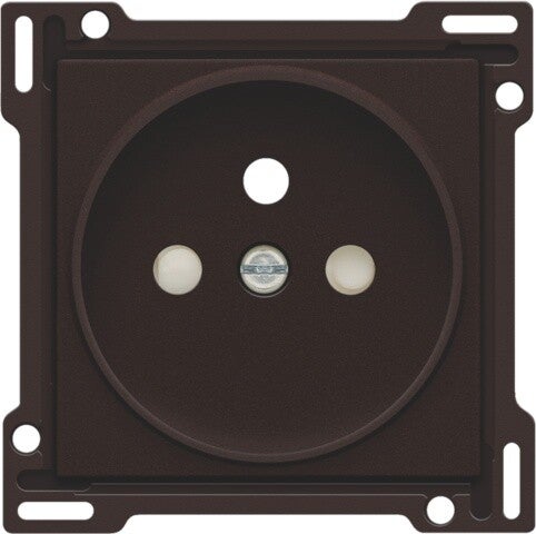 Niko afwerkingsset stopcontact Bruin 21mm 124-66101