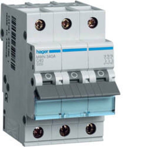 Hager Automaat 3kA - C - 3P - 40A - 3M - MWN340A