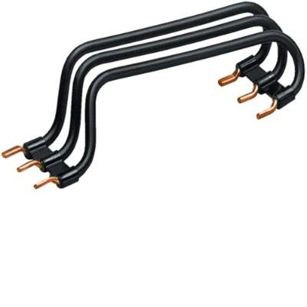 Hager Verticale overbrugging 3P zwart per stuk KC350  HAG_KC350