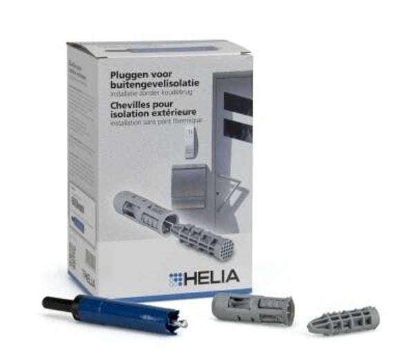 Helia Set pluggen + boor voor buitengevelisolatie Ø 20 +10x mini-7777-853   HEL-7777-853
