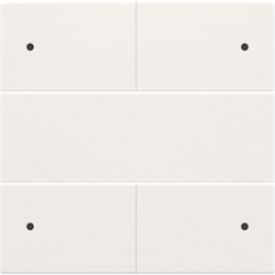 Niko Toets met LED 4-voudig voor drukknop 24Volt wit 101-40150