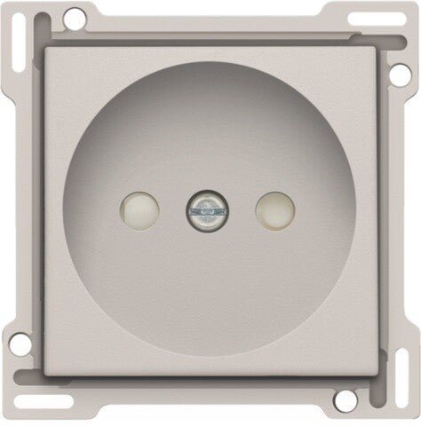 Niko afwerkingsset Grijs stopcontact zonder penaarde 21mm 102-66501