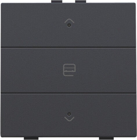 Niko Enkelvoudige motorbediening met led Anthracite  122-52033