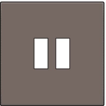 Niko Afwerkingsset voor USB-lader, greige  104-68001