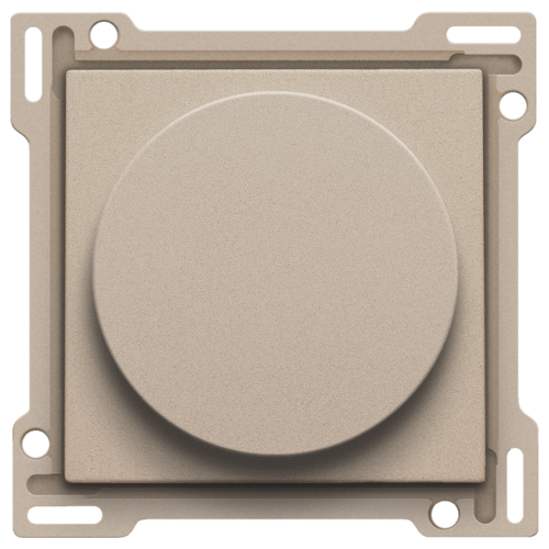 Niko Toets op/neer voor impulsgever met draaibediening 25A champagne mat 157-65926