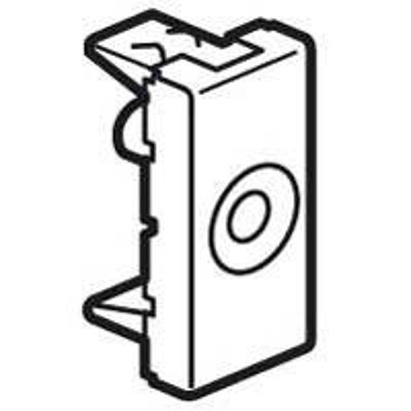 Legrand Mosaic draaduitvoer Ø 8mm - 1 mod.- wit - 077552