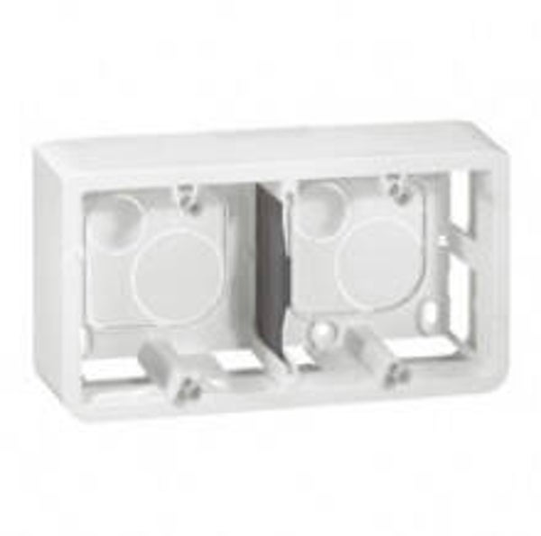 Legrand Mosaic opbouwkader voor 2X2 mod. horizontaal diepte 40mm-080285