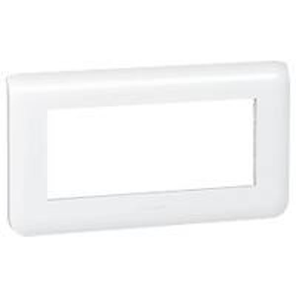 Legrand Afdekraam Mosaic 5 mod muur wit. 078815