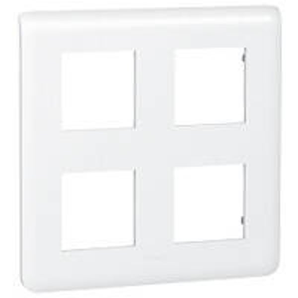 Legrand Mosaic afdekplaat horizontaal 2x2x2 modules - wit 078838