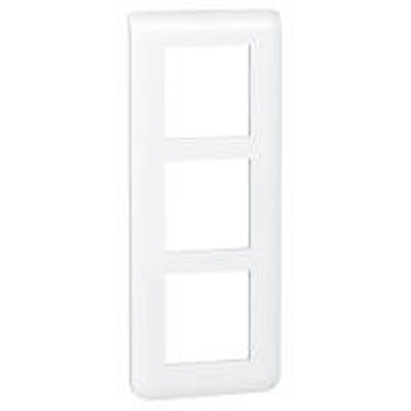 Legrand Mosaic afdekplaat verticaal 3x2 modules hartafstand 57mm - wit 078856