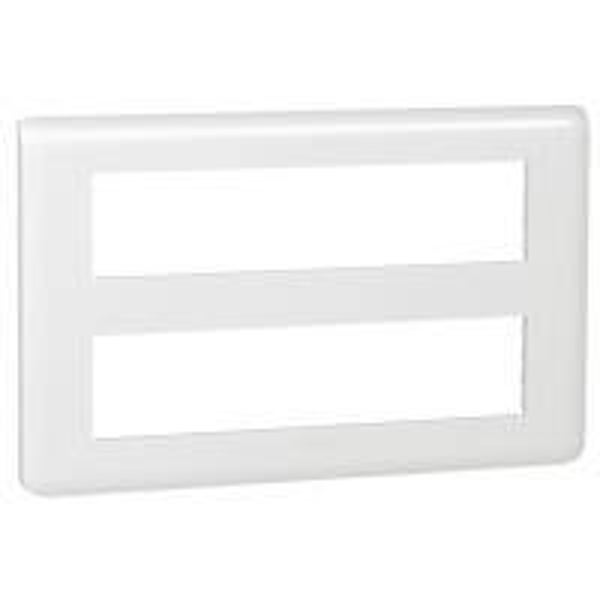 Legrand Afdekraam Mosaic 2x10modules horizontaal wit 078828