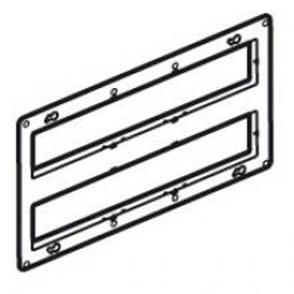 Legrand Batibox support 2X10 modules mosaic 080268