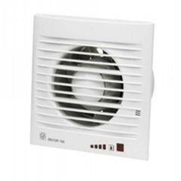 S&P WC/Badkamer ventilator 200m³ met Hygrostaat DECOR200CHZ