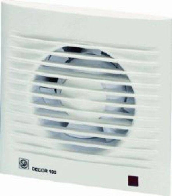 S&P WC/Badkamer ventilator 200m³met timer DECOR200CRZ