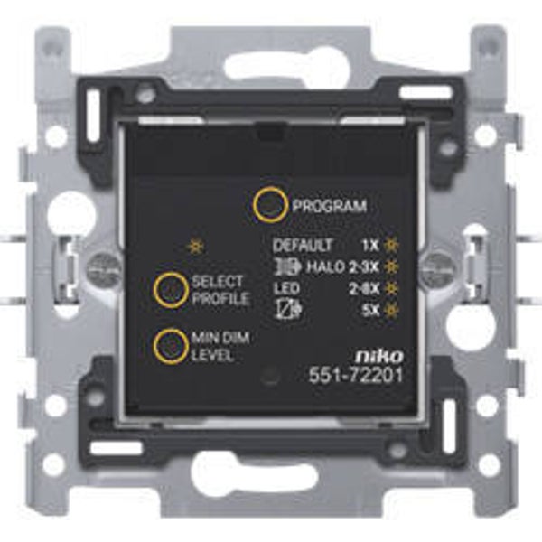 Niko Geconnecteerde dimmer, 3 – 200 W, 2-draads, 60 x 71 mm - 551-72201