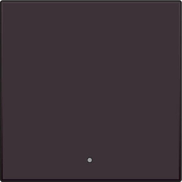 Niko Afwerkingsset met lens voor elektronische slimme schakelaar dark brown 124-32002