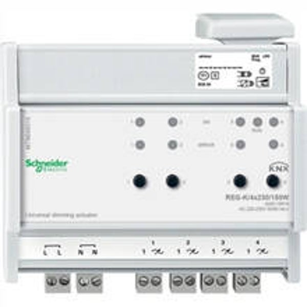 Schneider KNX universele dimactuator REG-K 4x150W - MTN649315