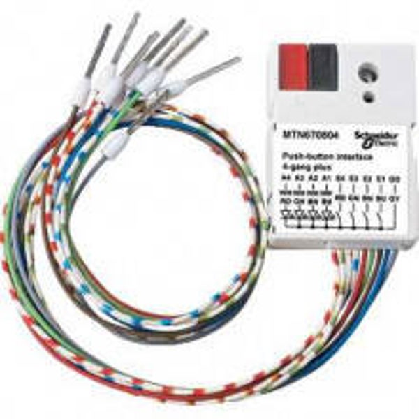 Schneider KNX Drukknopinterface 4-voudig Plus Wit - MTN670804