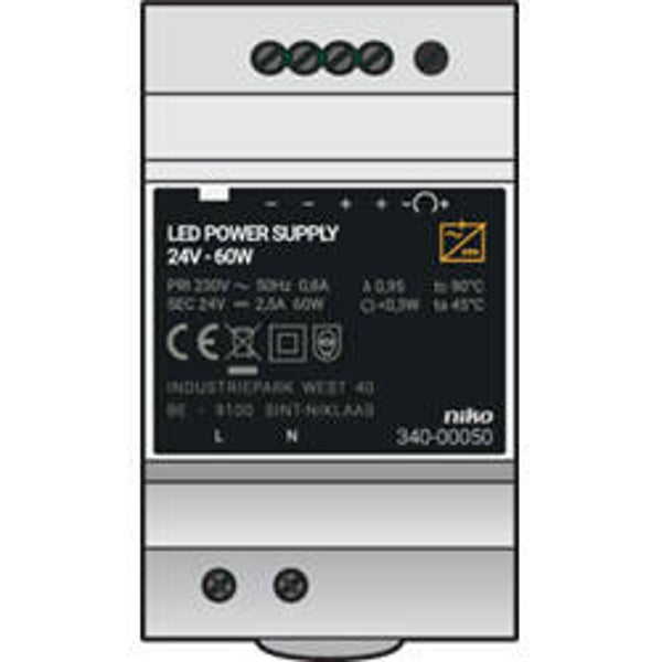 Niko Modulaire voeding 24 Vdc 60W 340-00050