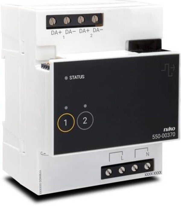 Niko DALI-adresseerbare module, 2 kanalen - 550-00370