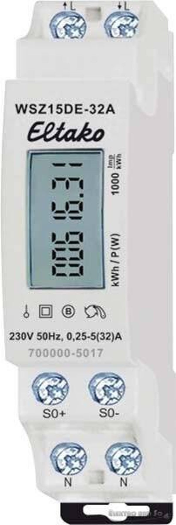 Eltako monofasig energieteller WSZ15DE32A
