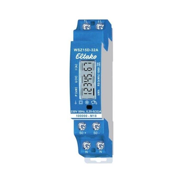 Eltako monofasige energieteller WSZ15D-32A WSZ15D32A