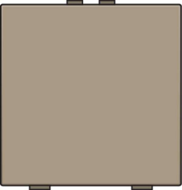 Niko Enkelvoudige drukknop Bronze 123-51001