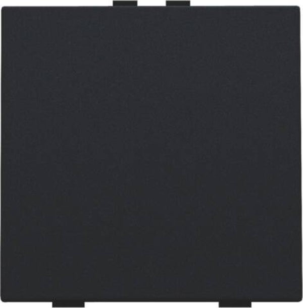 Niko Enkelvoudige drukknop Intense Black steel 161-51001