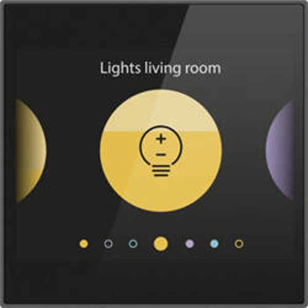 Niko Digital Black bediening voor Niko Home Control 24V 550-18000