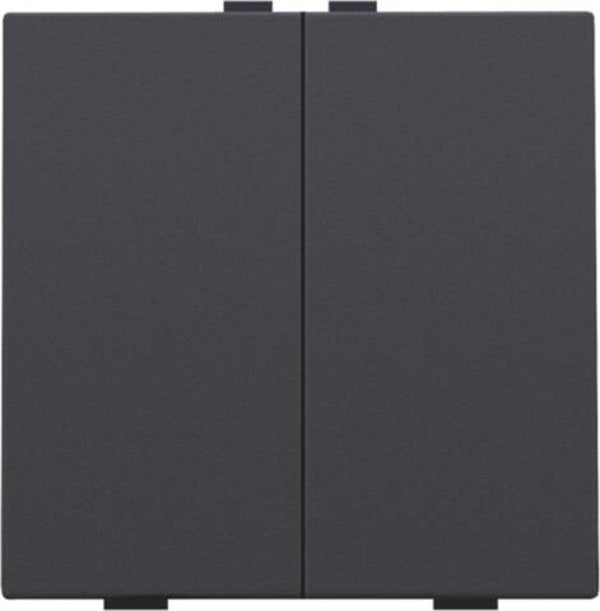 Niko Tweevoudige drukknop Anthracite 122-51002