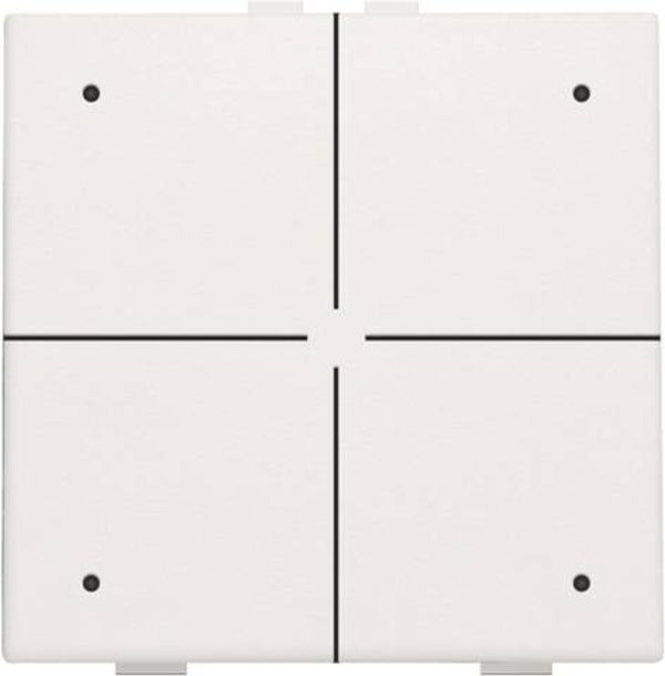 Niko Viervoudige drukknop met led White 101-52004