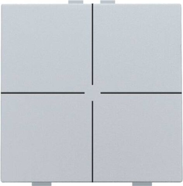 Niko Viervoudige drukknop,Sterling 121-51004