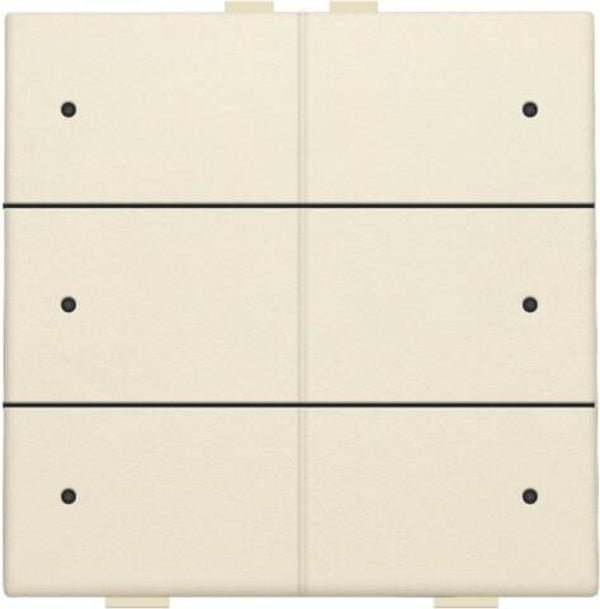 Niko Zesvoudige drukknop met led Cream 100-52006