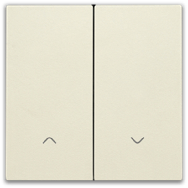 Niko Afwerkingsset voor dubbele elektronische rolluikschakelaar, cream - Niko Afwerkingsset voor dubbele elektronische rolluikschakelaar, cream - 100-31006