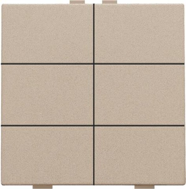 Niko Zesvoudige drukknop Intense Champagne steel 157-51006