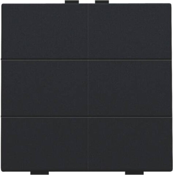 Niko Zesvoudige drukknop Intense Black steel 161-51006