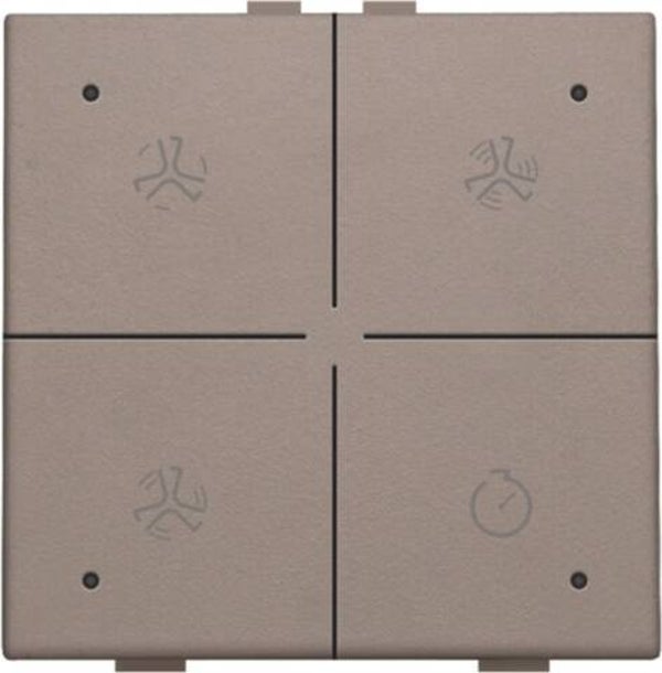 Niko Ventilatiebediening met led Greige 104-52054