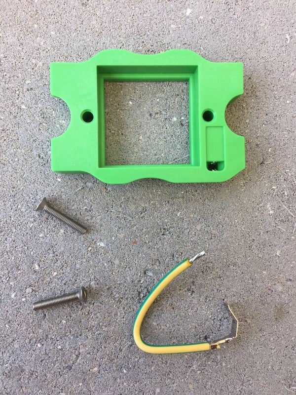 Bubox Houder voor mecanisme 2 vijzen+ aardingsdraad voor Bubox vloerdoos BUB_BFP145000-BFP100223