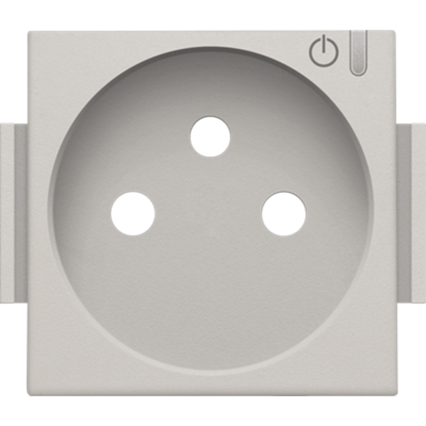 Niko Afwerkingsset voor geconnecteerd stopcontact light grey 102-66630