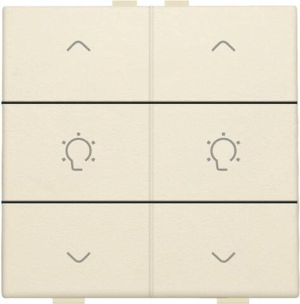 Niko Dubbele dimbediening Cream 100-51046