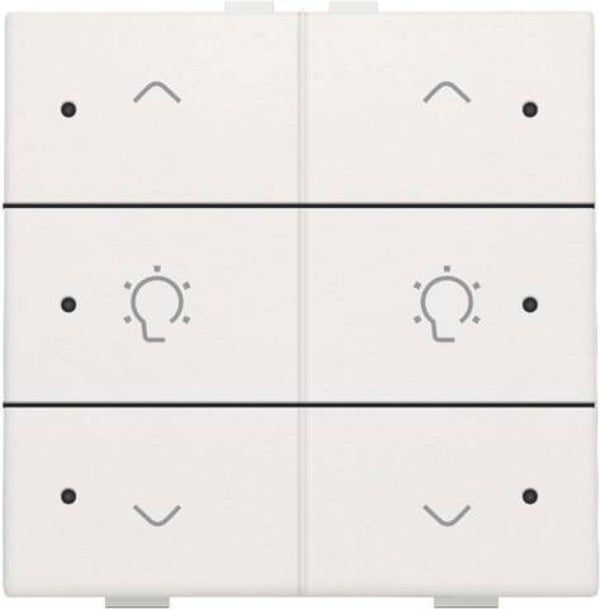 Niko Dubbele dimbediening met led White 101-52046