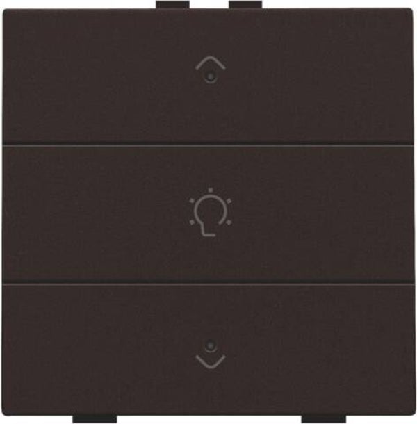 Niko Enkelvoudige dimbediening met led Dark brown 124-52043