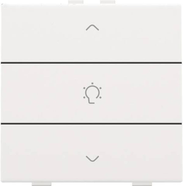 Niko Enkelvoudige dimbediening Intense White steel 154-51043