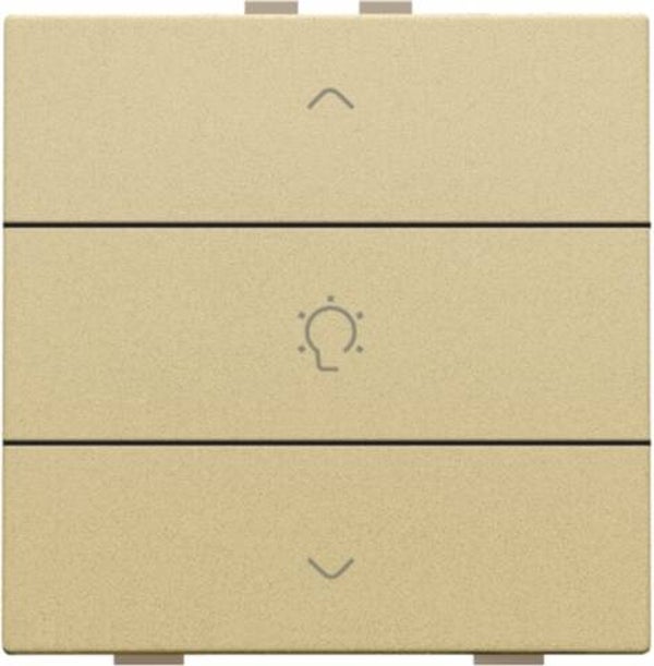 Niko Enkelvoudige dimbediening Pure Alu look Gold 221-51043