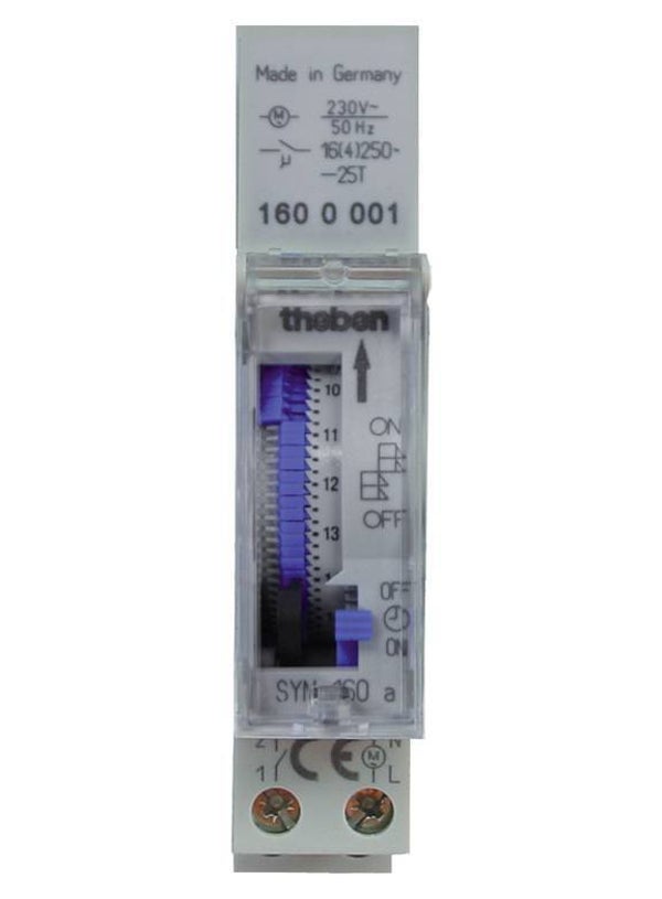 Theben Schakelklok analoog 24hr 16A 1NO/16A 1600001