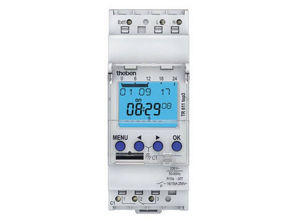 Theben Schakelklok met weekprogramma TR611 top 3 TR611TOP3